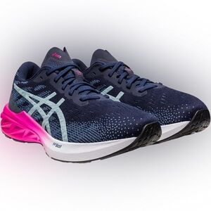 Asics Women's Dynablast 3 running shoes in the Midnight/Pink